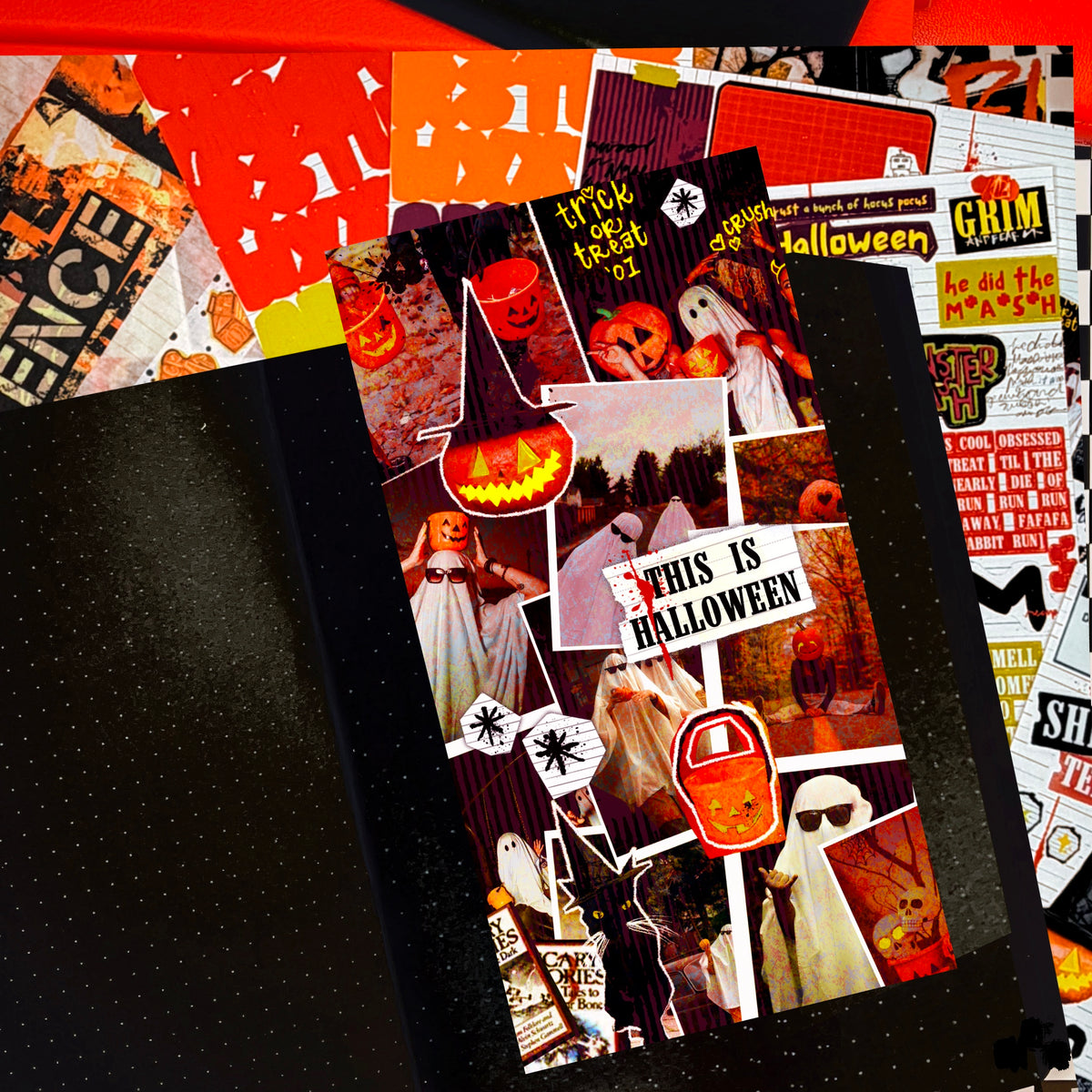 grim x this is halloween collage full sheet