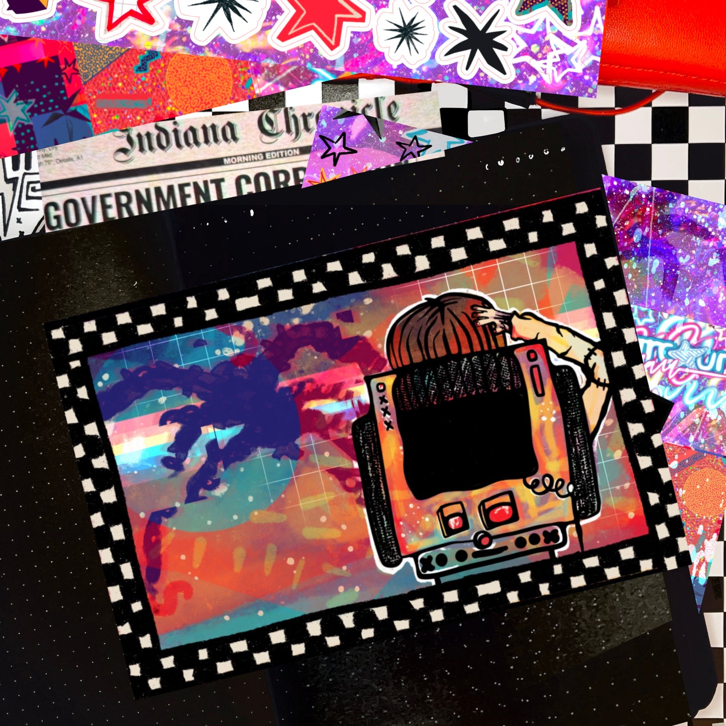 flayed x he's here full sheet (multiple sizes available)