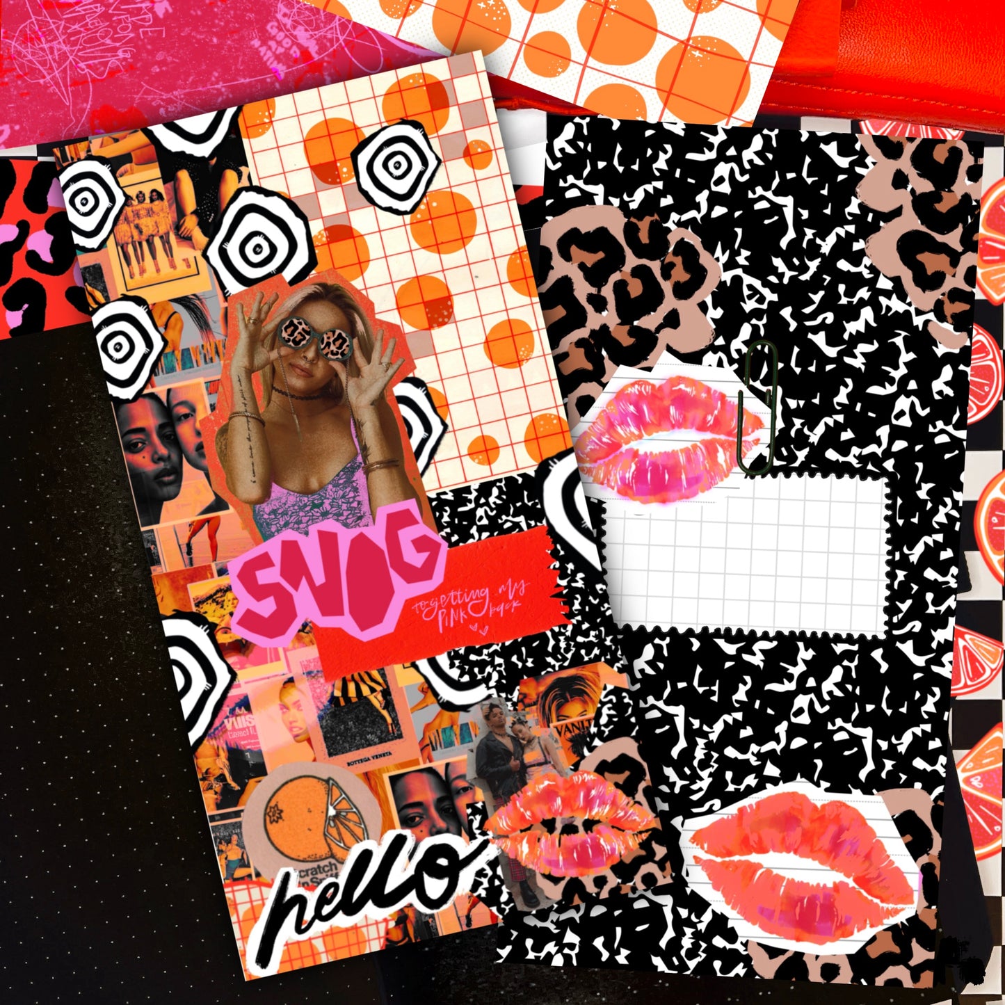 snog double sided chip board. 4.25 x 8.25" standard TN size print.