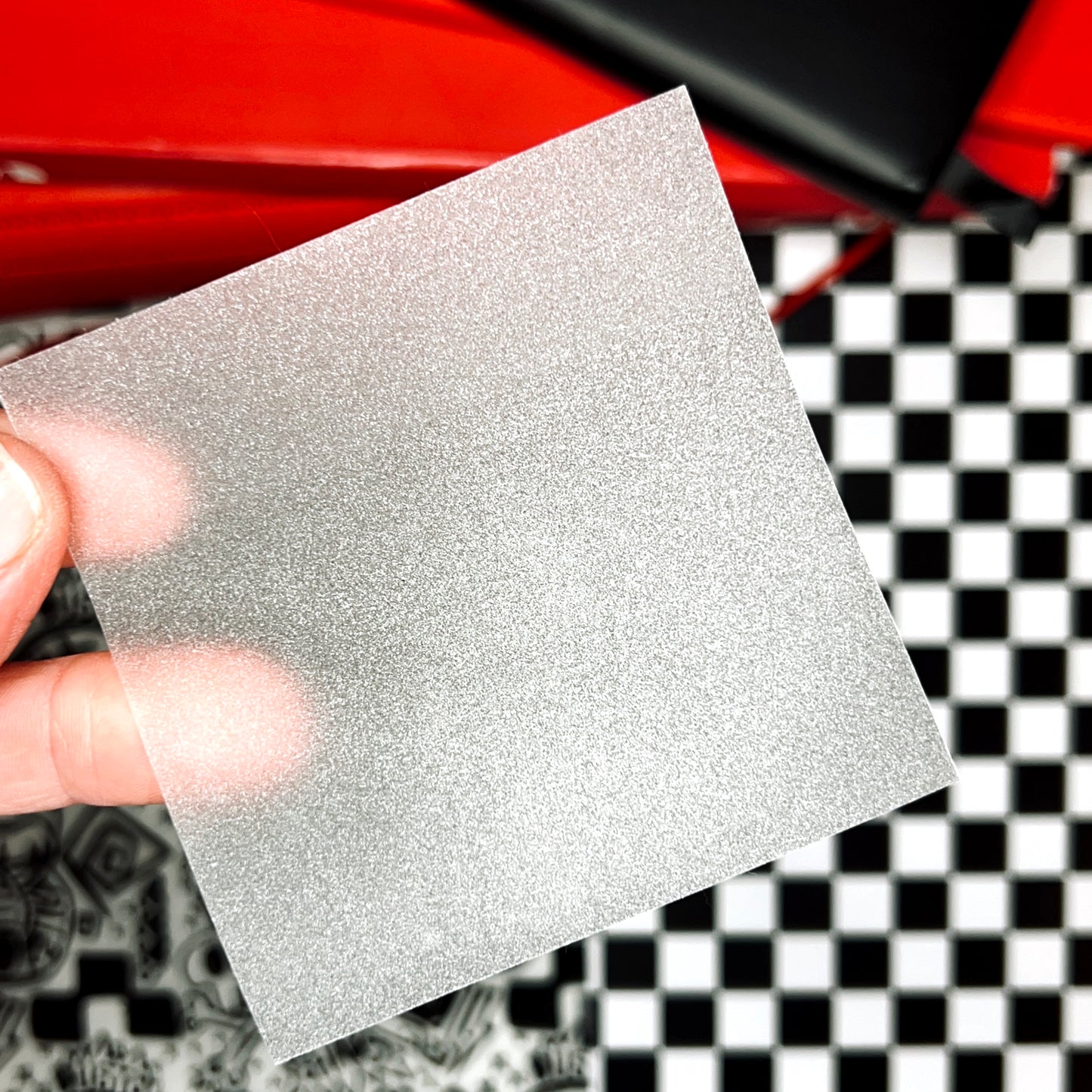 glitter transparent sticky notes