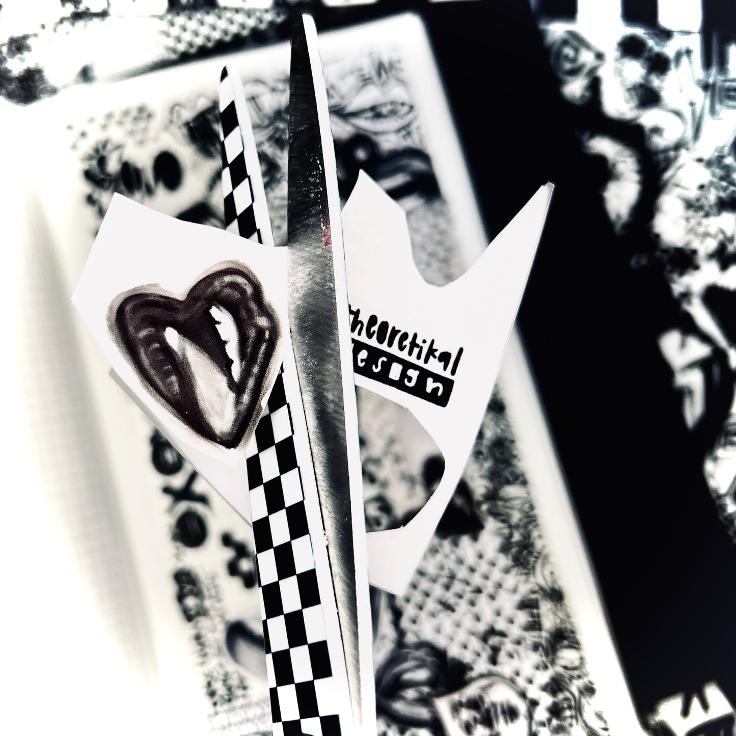 xo lips transfer sticker sheet x cheat day extras
