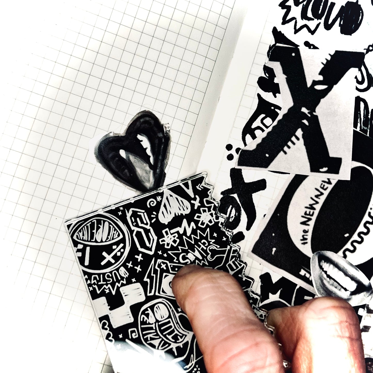 xo lips transfer sticker sheet x cheat day extras