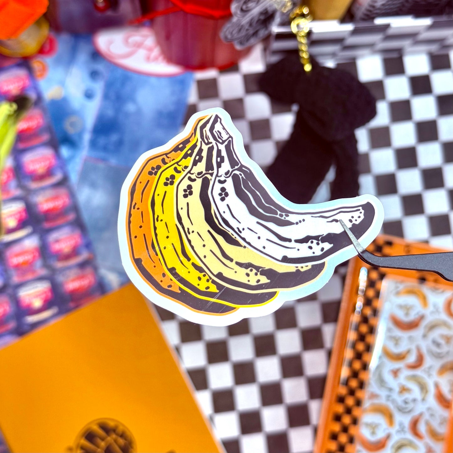 bunch of nanas. 3" soft matte die cut