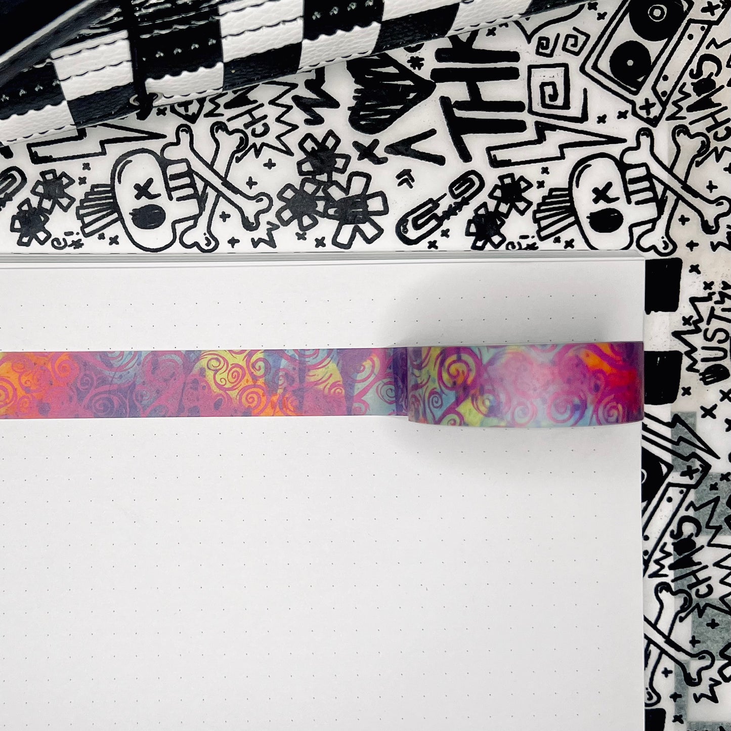 15mm peacock eyelet washi