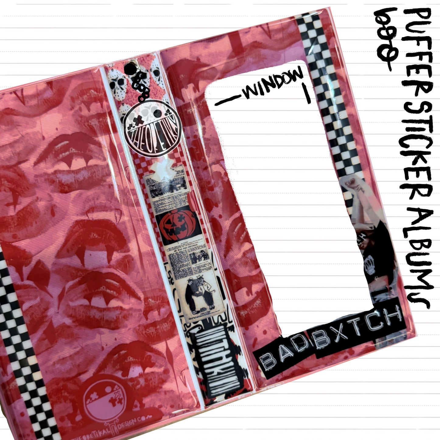 boo x puffer sticker album