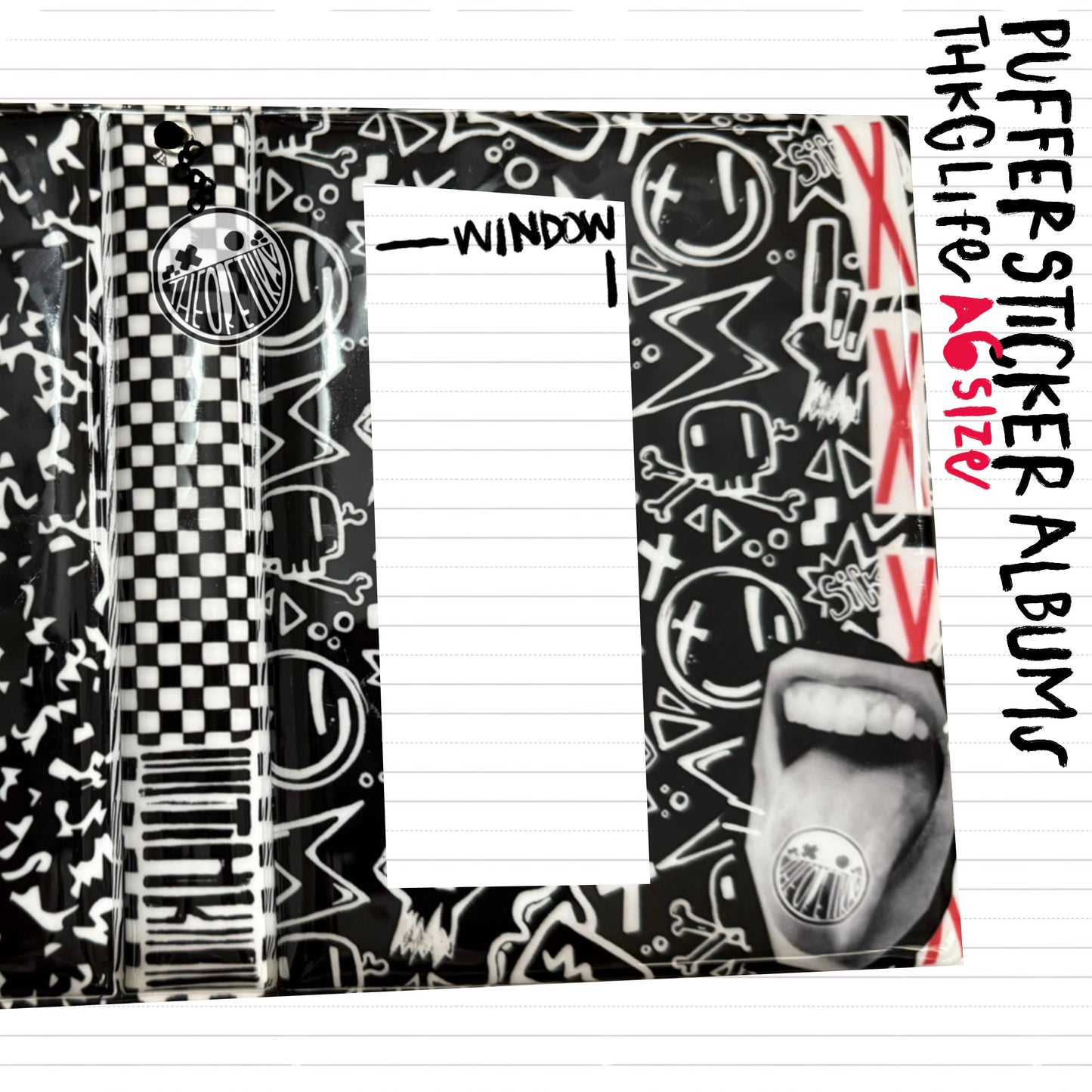 A6 sized THKG life x puffer sticker album