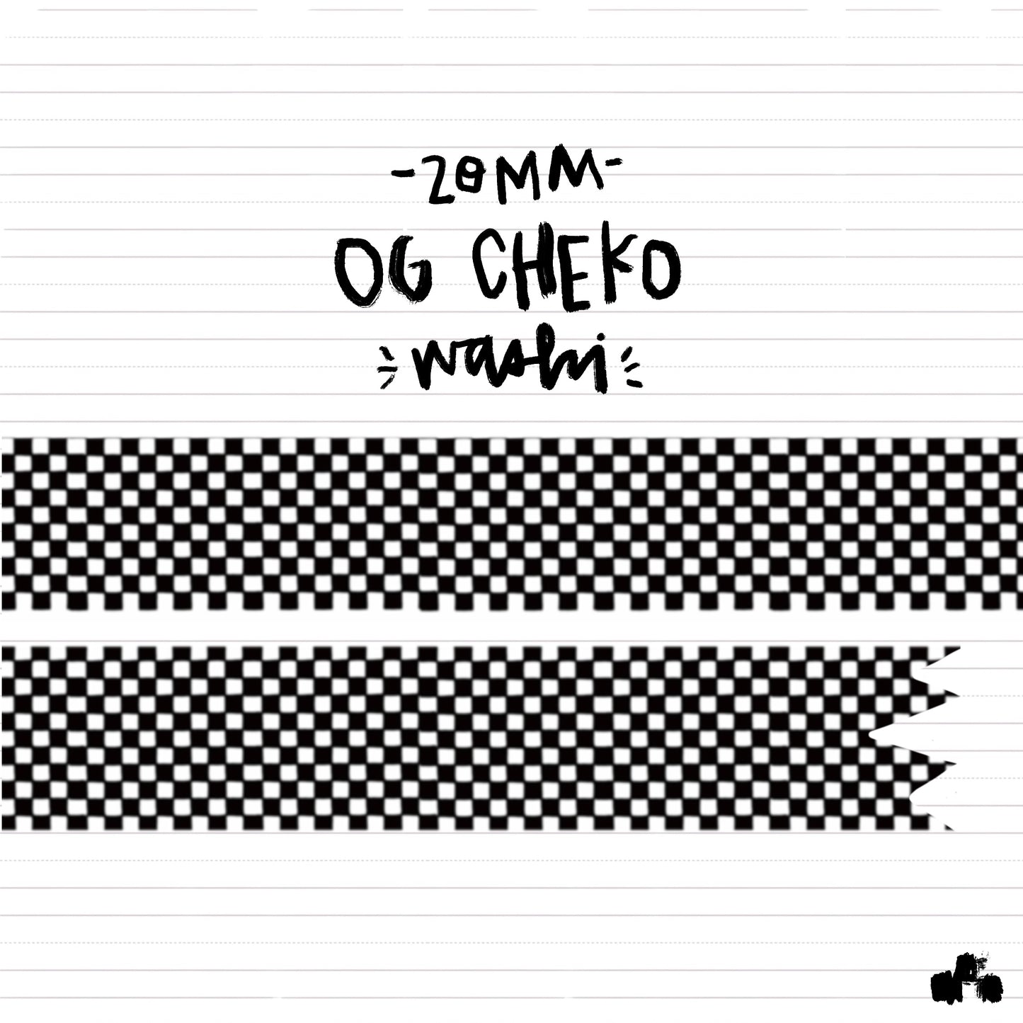 20mm OG cheko washi