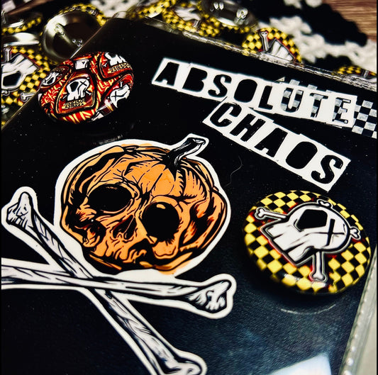1.25" toxicity chop suey button bundle.
