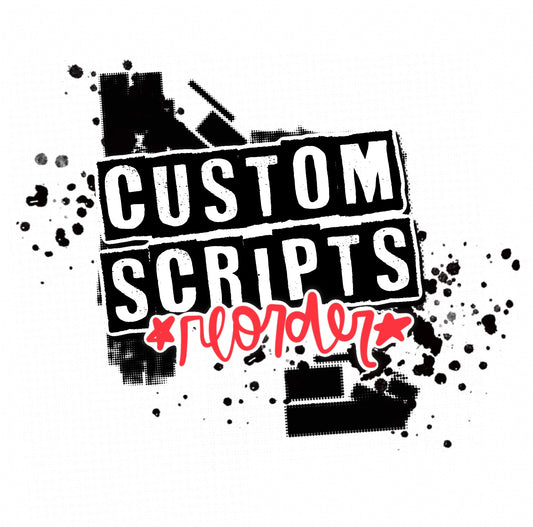 custom script reorder.