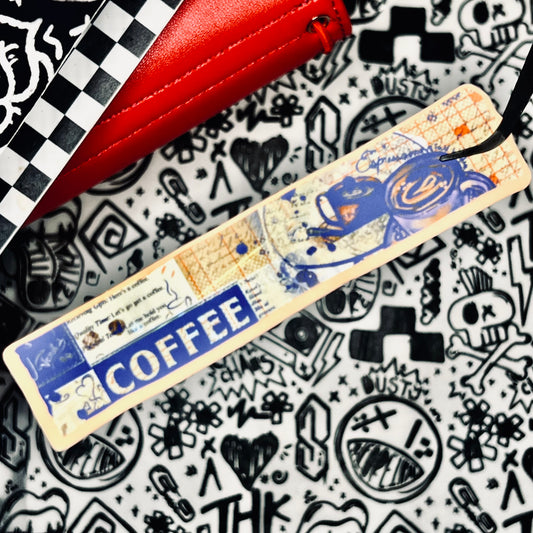 "cafe washi" 3" die cut soft matte sticker