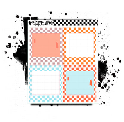 checker polaroids. multiple colorway.