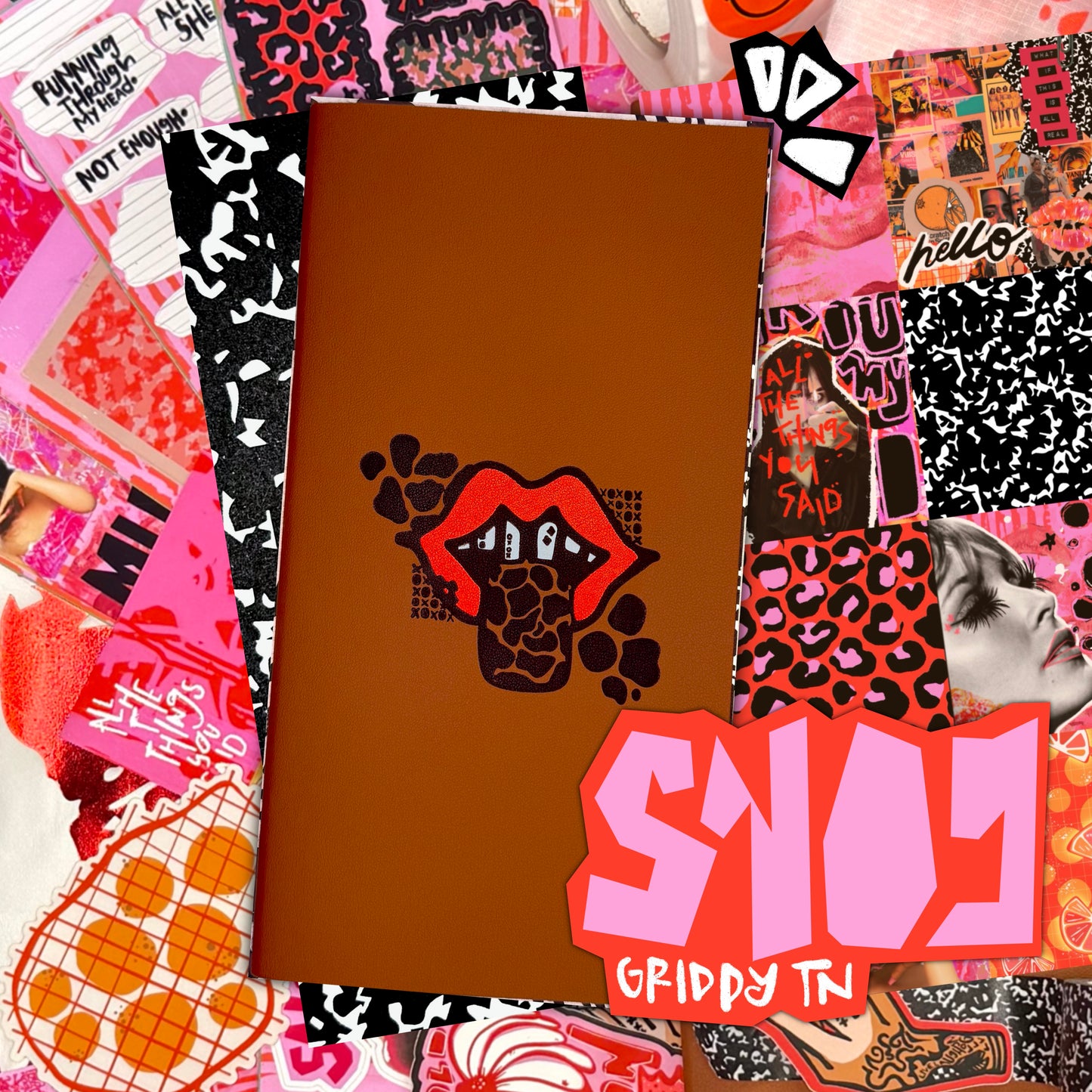 snog standard TN grid notebook x 3 month journal series