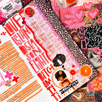 snog standard TN grid notebook x 3 month journal series