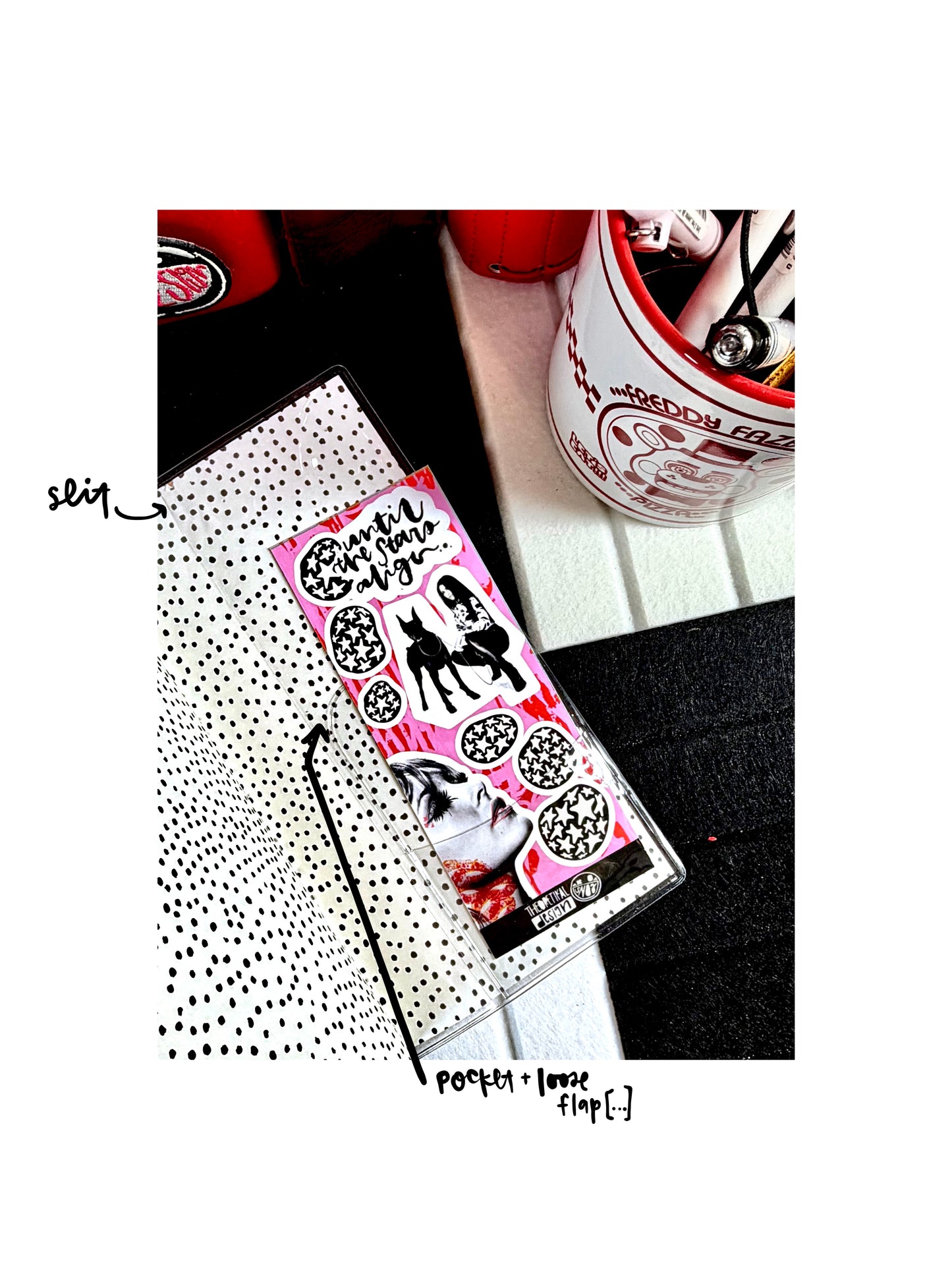 griddy standard TN elastic band cover. holds 3-4 standard tn notebooks