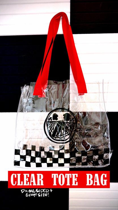 THKG clear jelly tote bag