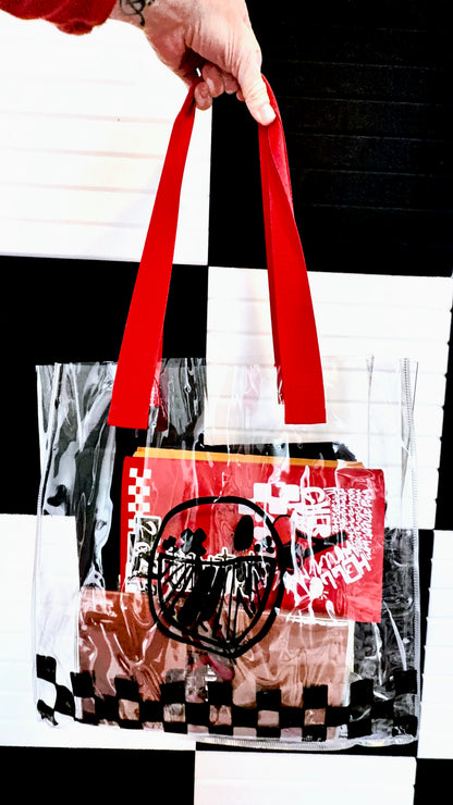 THKG clear jelly tote bag
