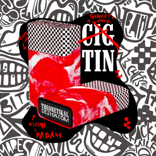 THKG trinket and ephemera cig tin