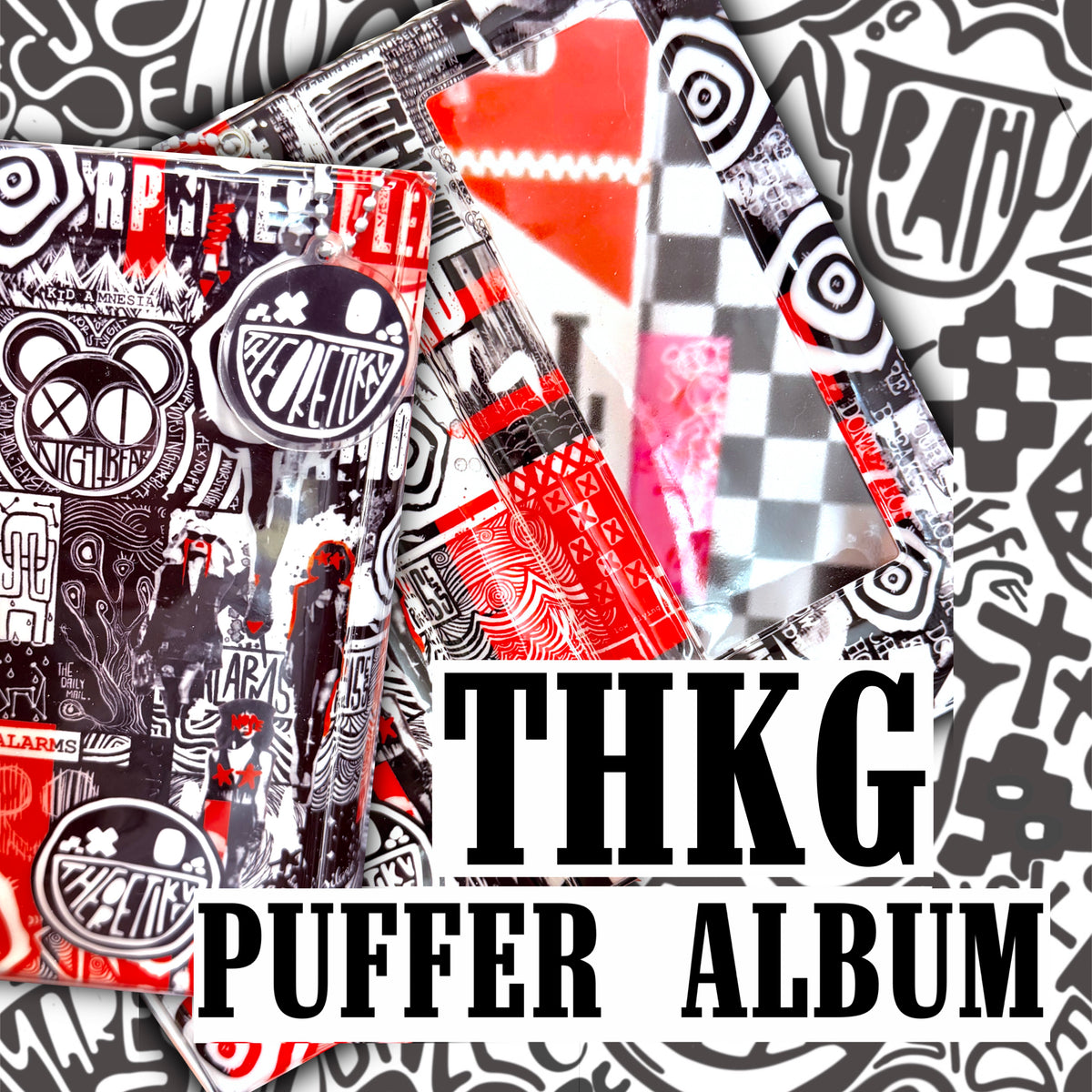 THKG x puffer sticker album