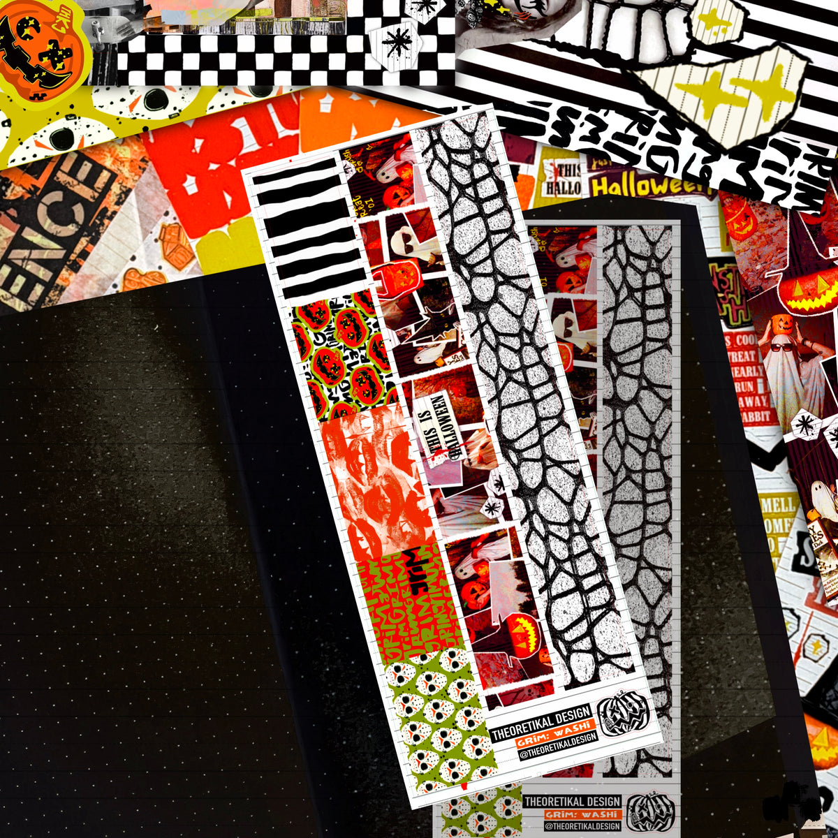 grim x washi strips