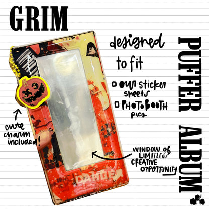 GRIM x puffer sticker album