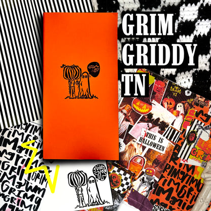 grim standard TN grid notebook x 3 month journal series