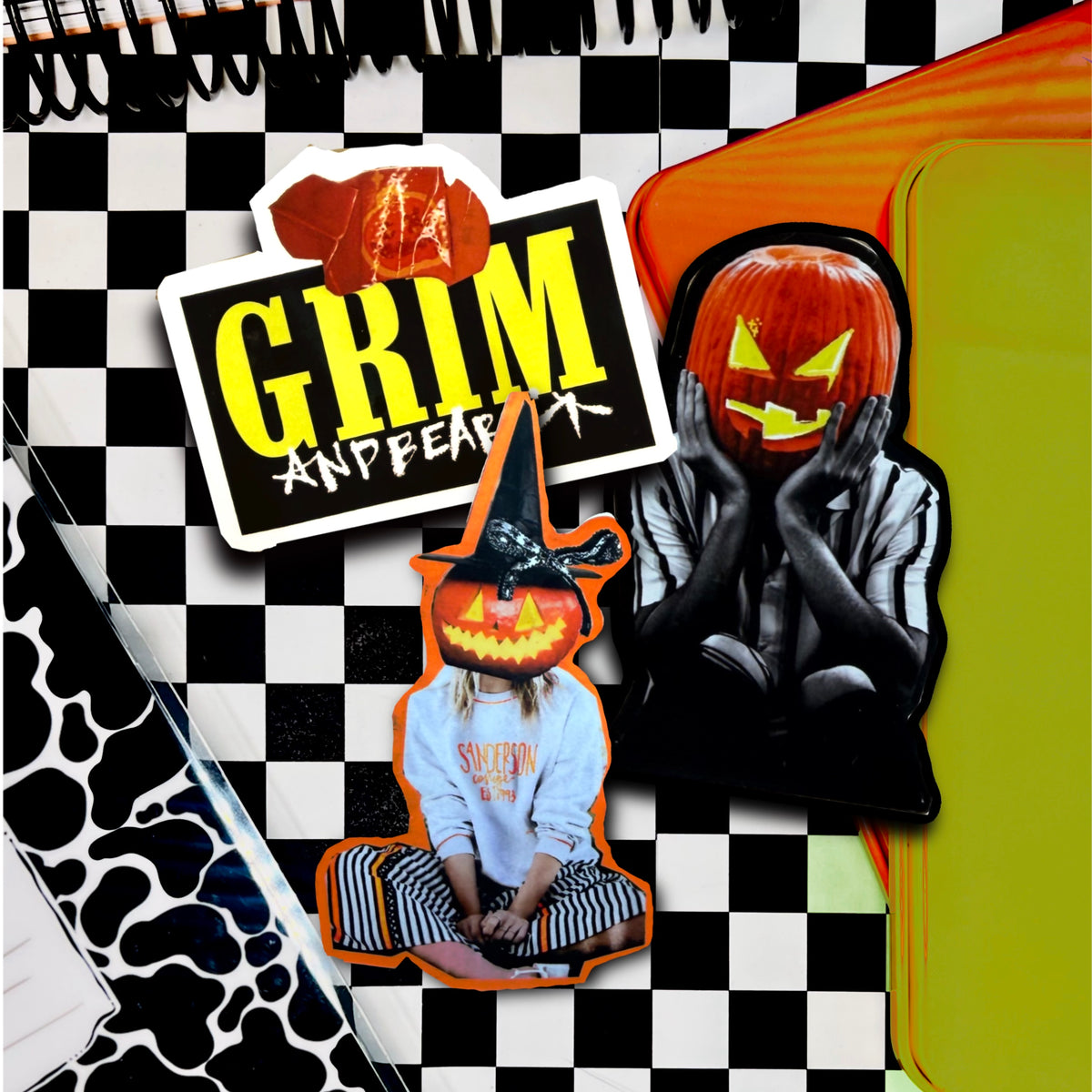 psycho pumpkin head x 3" soft matte vinyl