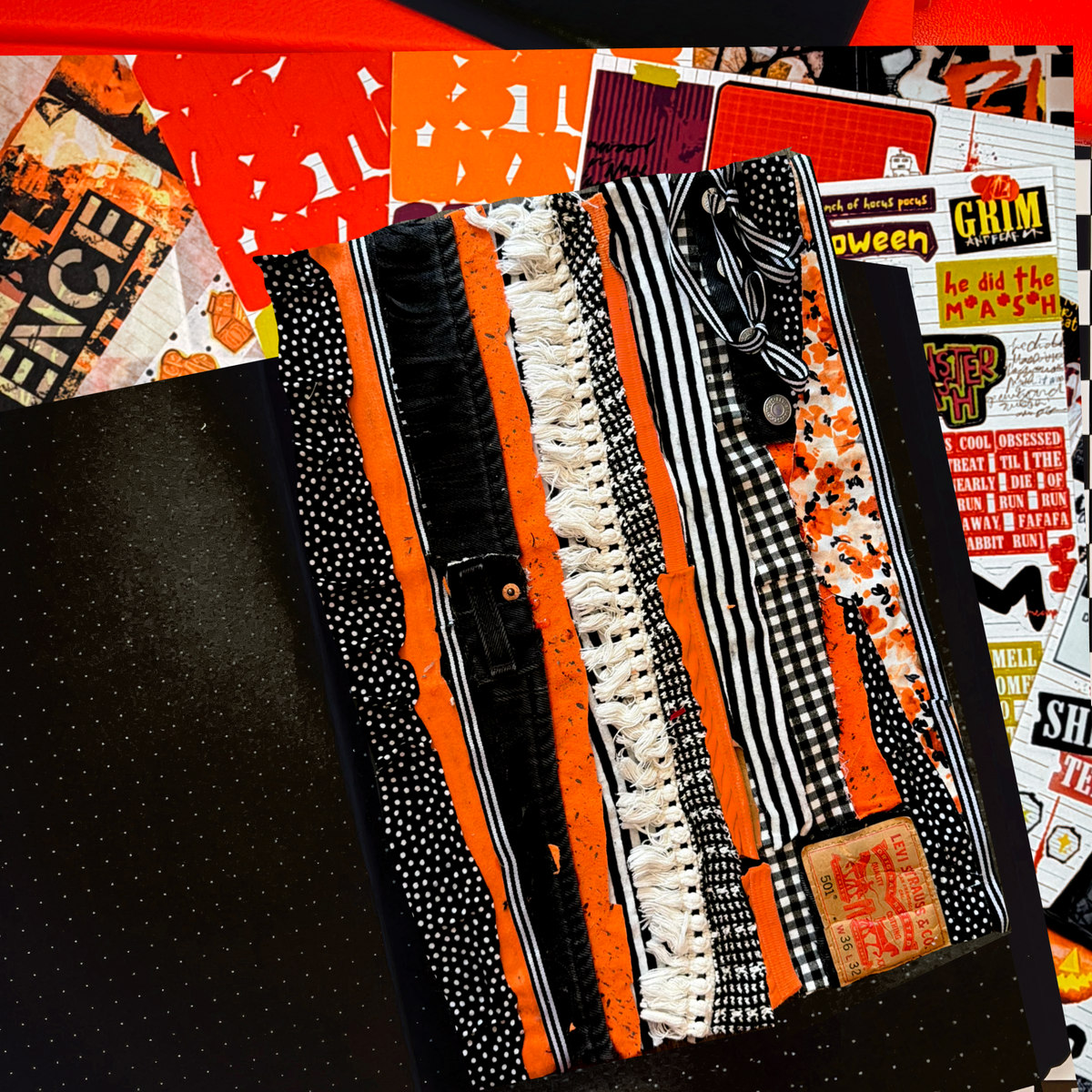 DIGITAL FILES x grim collaged strips