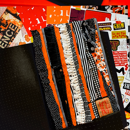 DIGITAL FILES x grim collaged strips