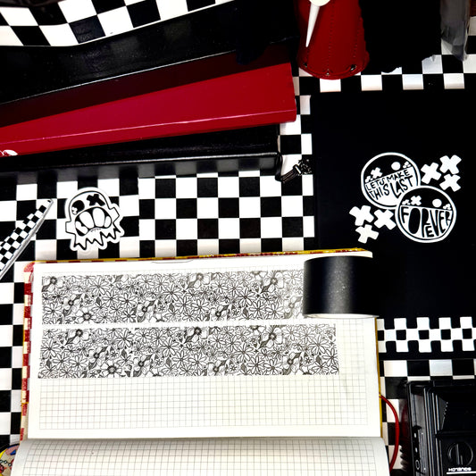 30mm fleur x PET tape (no backing)