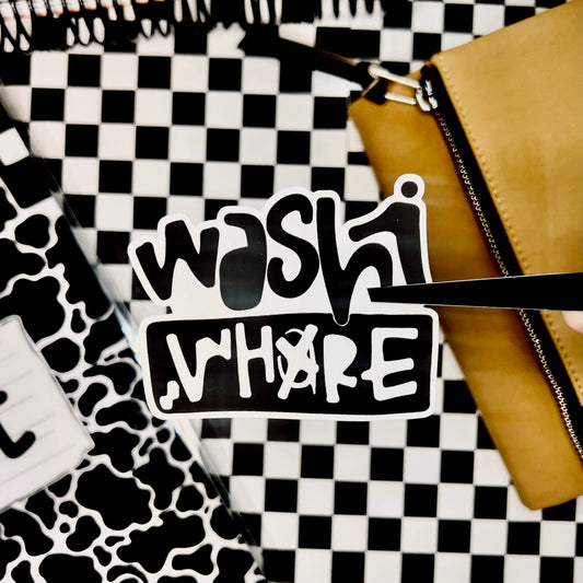washi wh*re soft matte die cut
