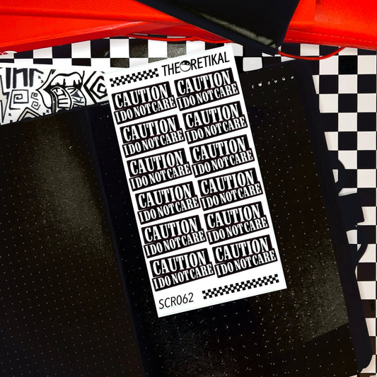 caution: i do not care