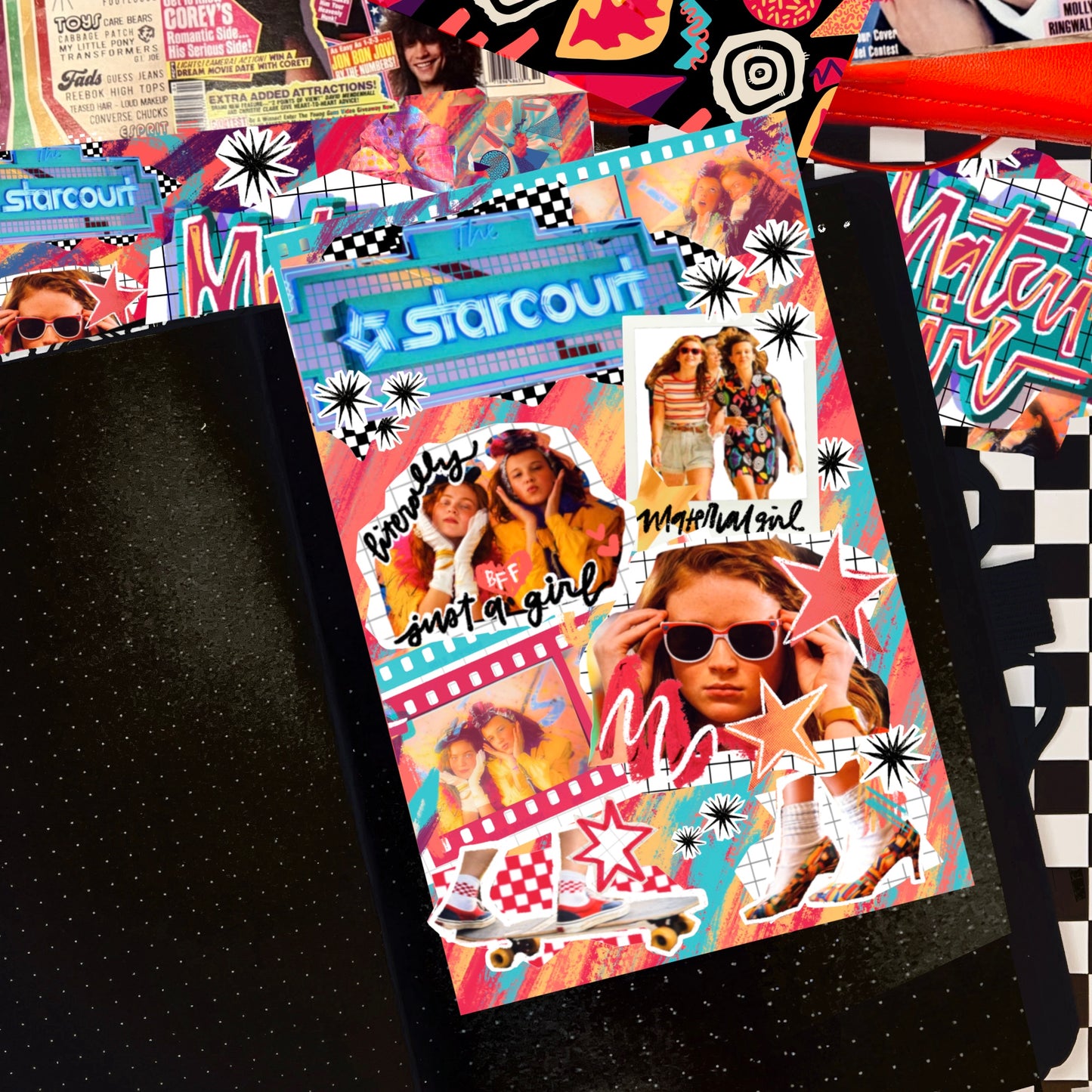 material girl x collage full sheet (multiple size options)