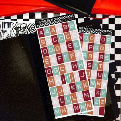 CHEKO x dymo alphabets