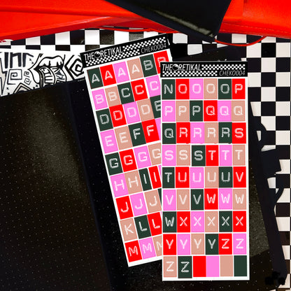 CHEKO x dymo alphabets