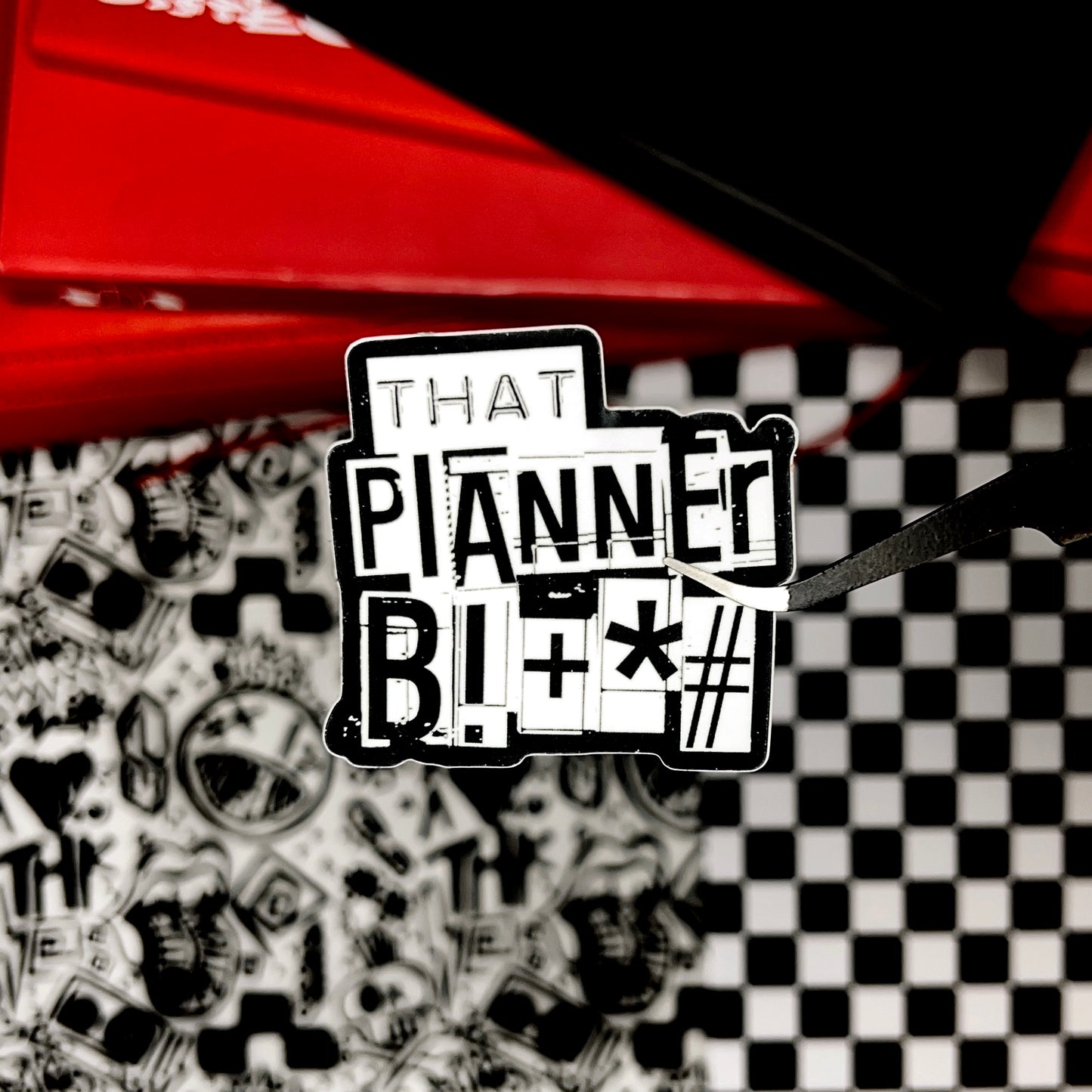 that planner B!+*# die cut