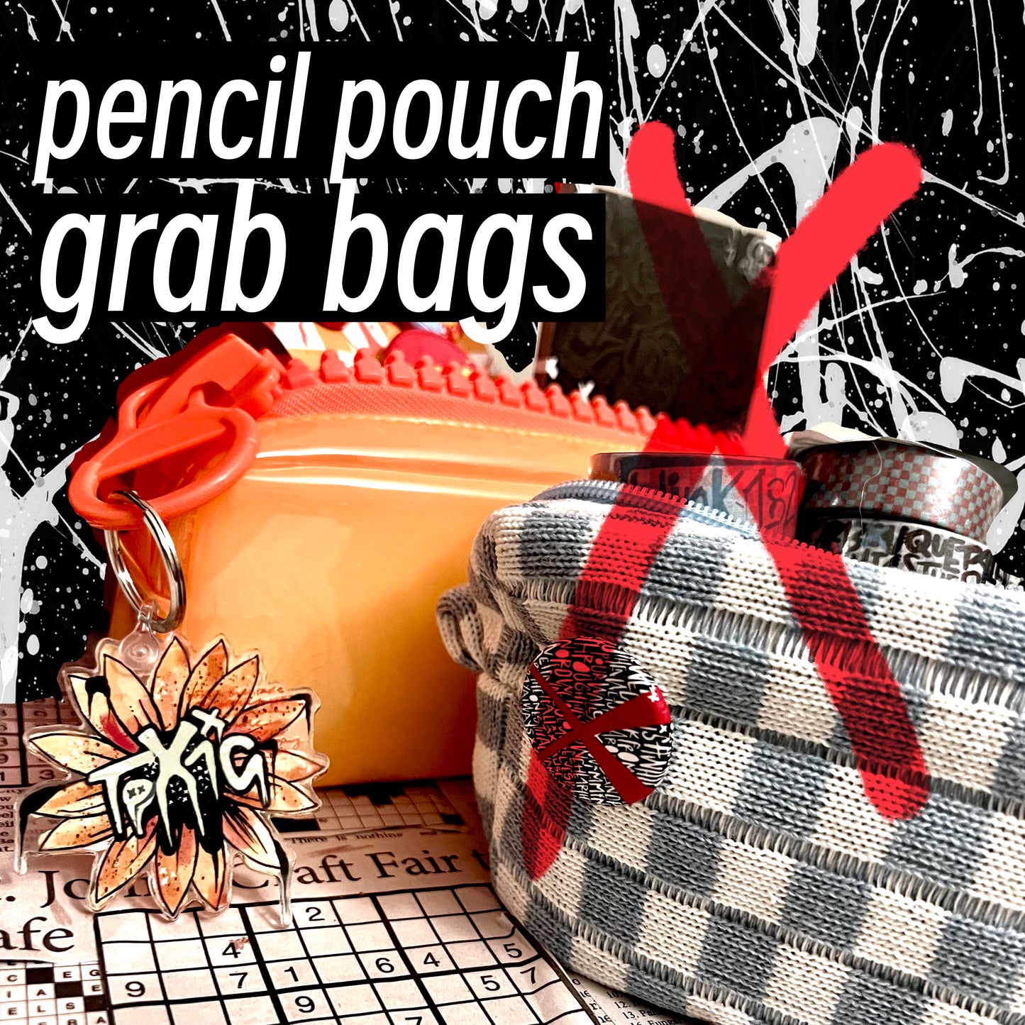 pencil pouch grab bags