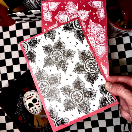 5x7" demogorgon bandana cardstock art print