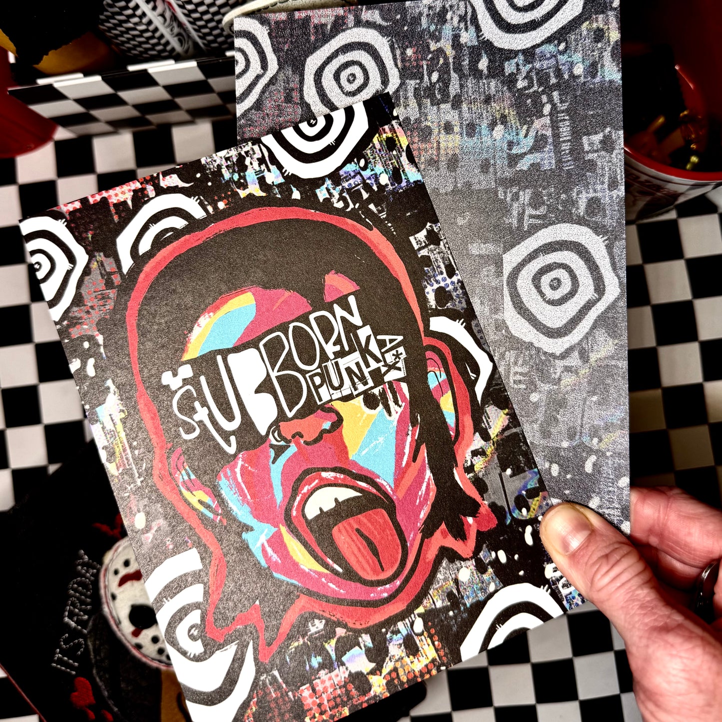 5x7" stubborn punka** cardstock art print