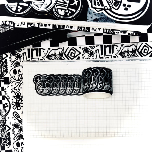 night bear days of week washi cutouts