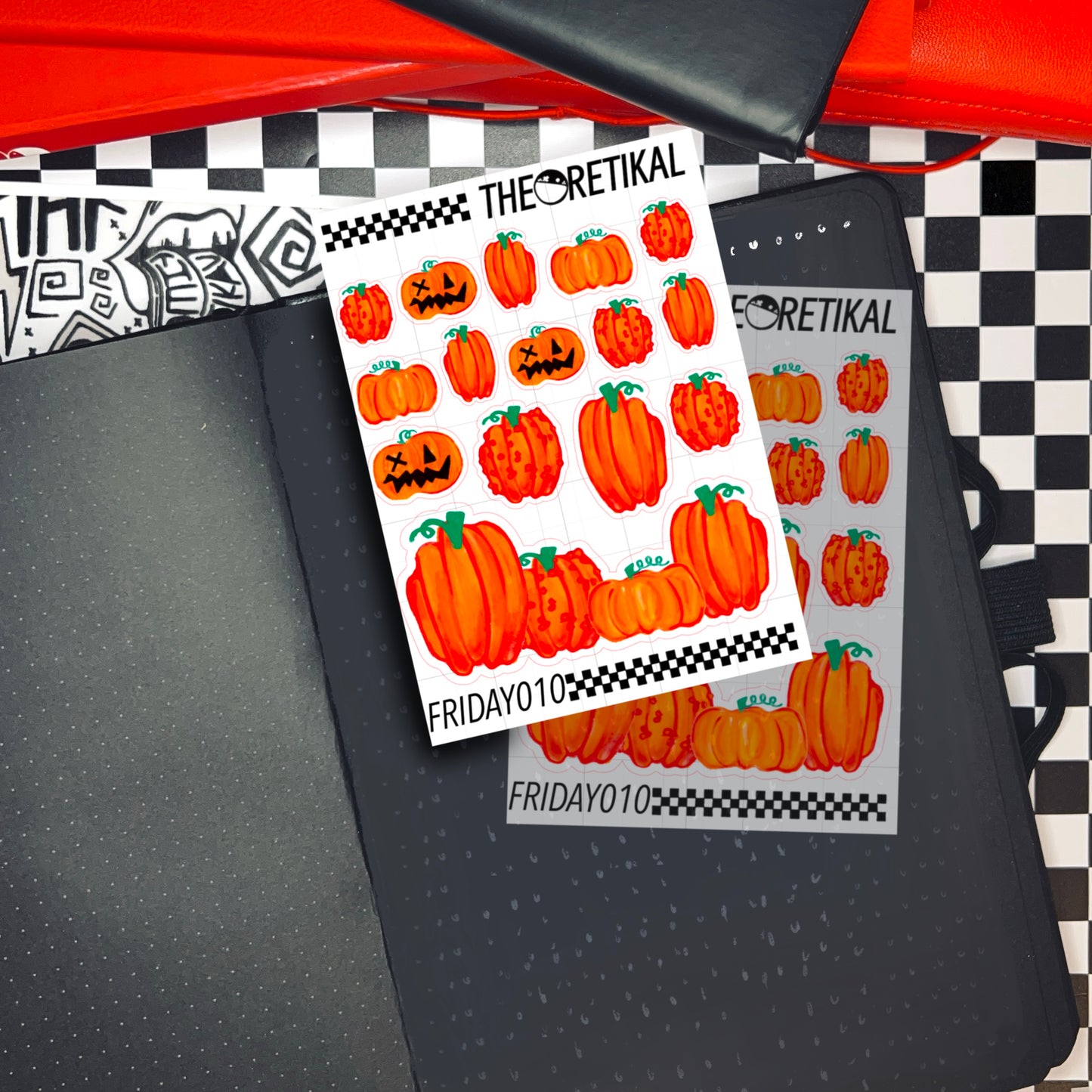 FRIDAY x pumpkins mini sheet