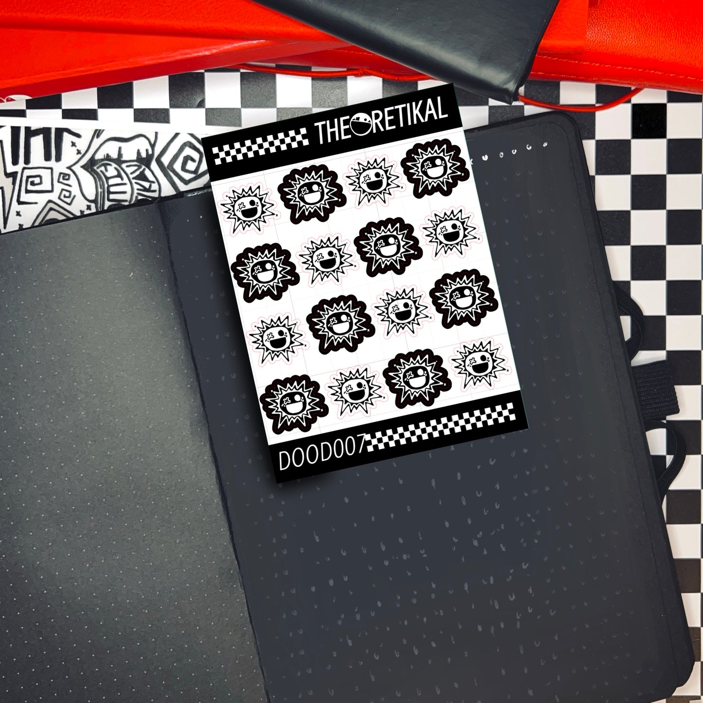 sunny emo mini sheet.