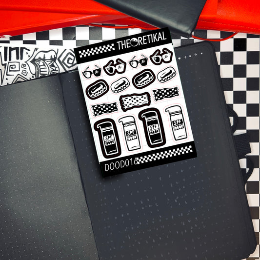 summer items mini sheet.