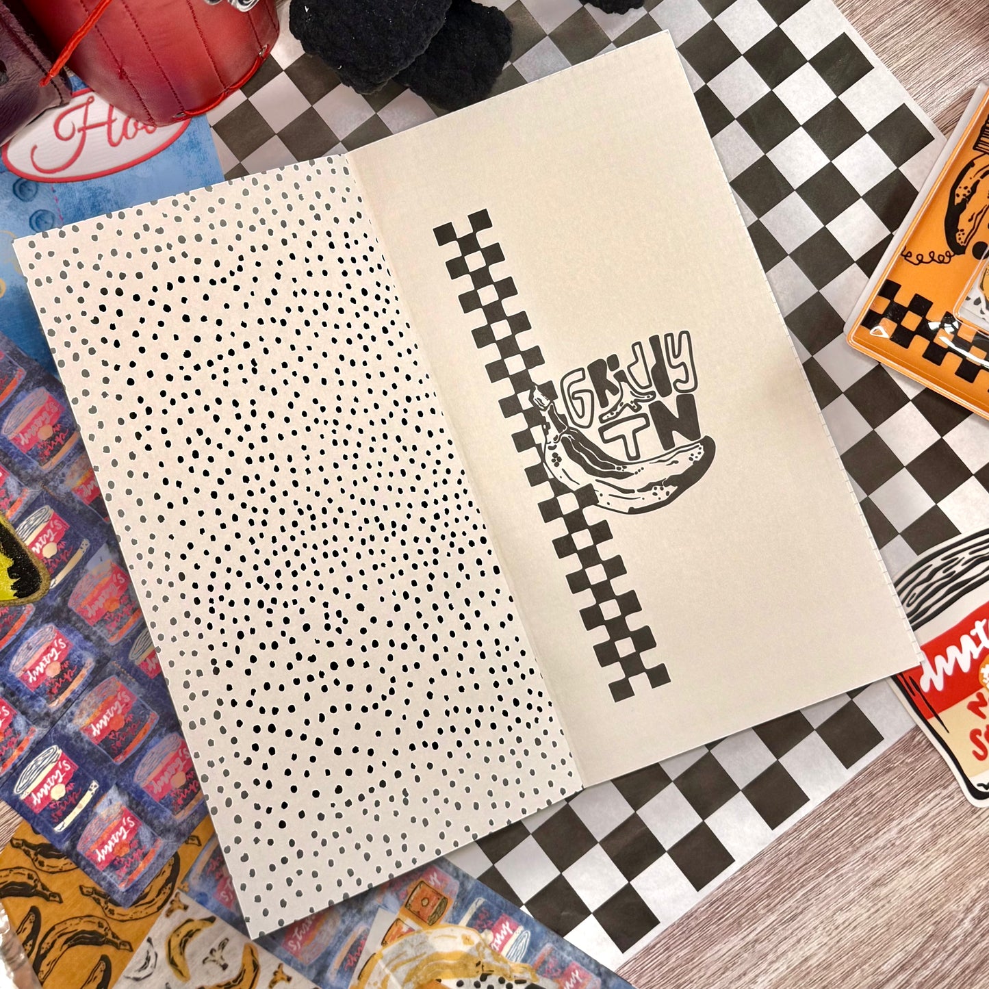 nana standard TN grid notebook x 3 month journal series