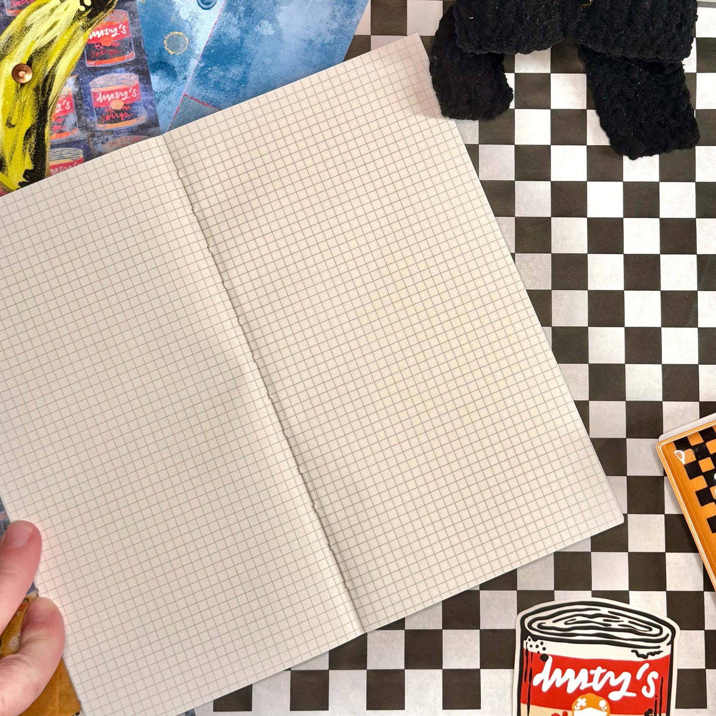 nana standard TN grid notebook x 3 month journal series