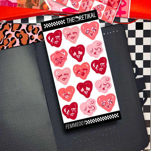 FEMME x emo hearts