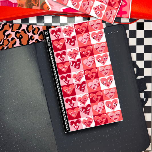 checked hearts standard TN sheet