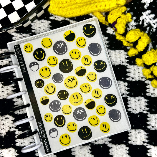 SMILE x smileys a5 sheet