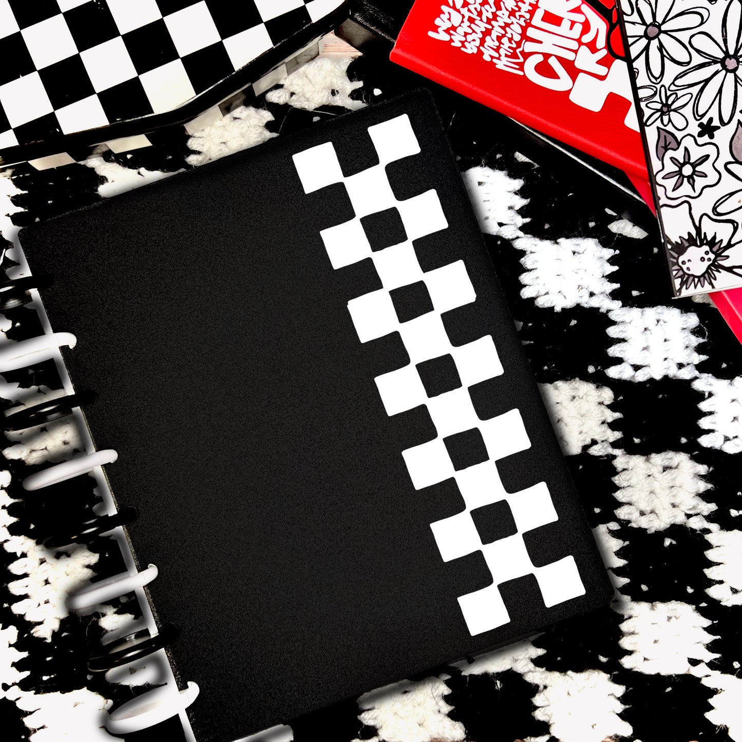7x9" "CHECKER" A5 cover size disc album + storage options
