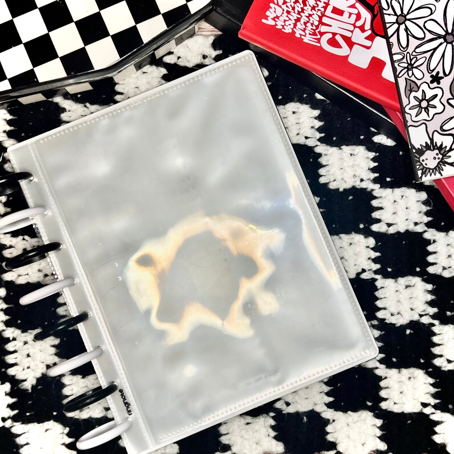 7x9" "CHECKER" A5 cover size disc album + storage options