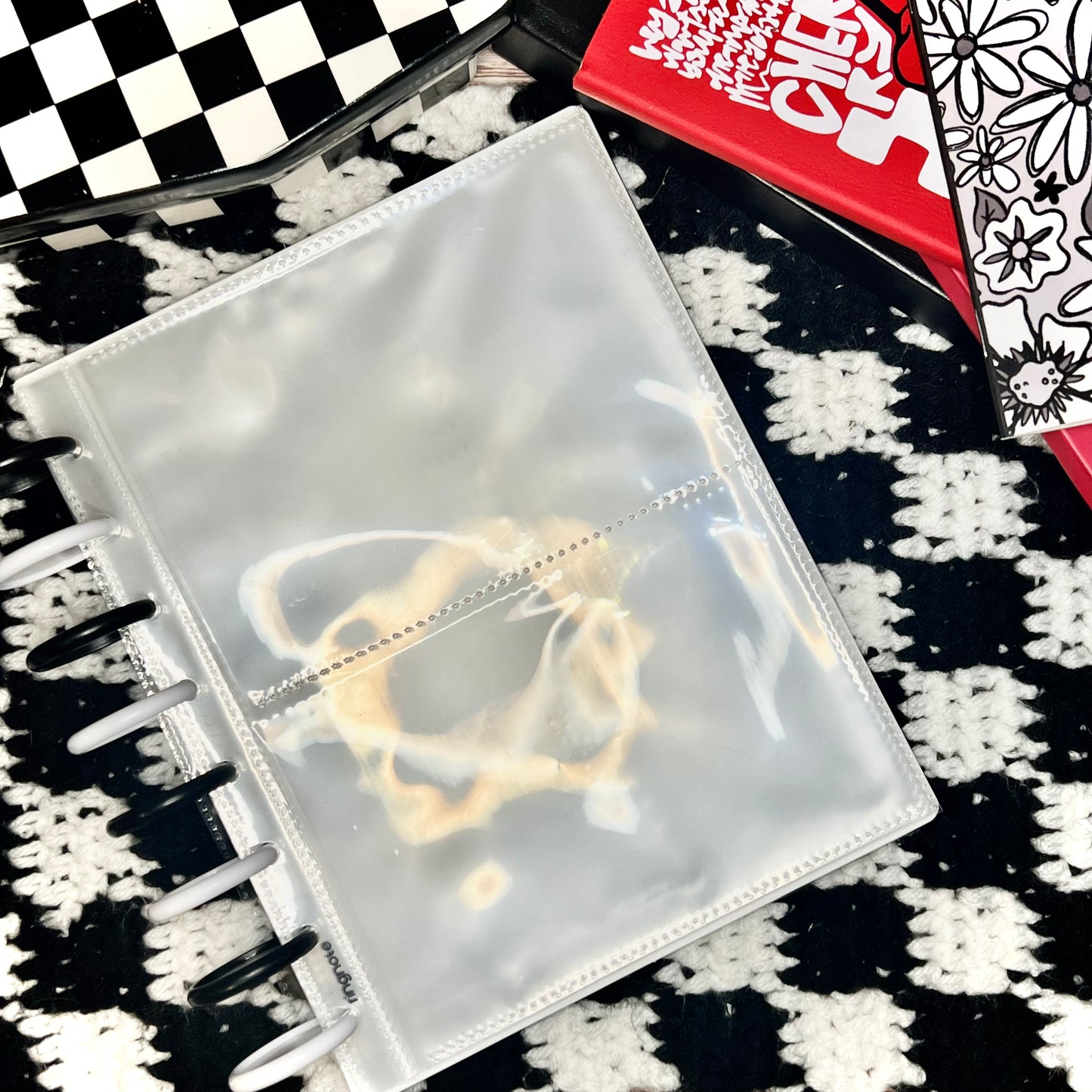 7x9" "CHECKER" A5 cover size disc album + storage options